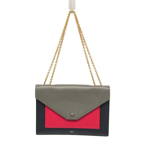 CELINE Black Leather Shoulder Bag - Picture 1 of 16